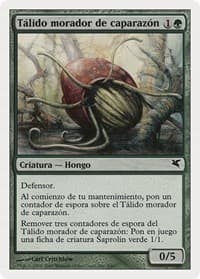 Thallid Shell-Dweller (Spanish) - "Tálido morador de caparazón" (J6) - Magic Encyclopedia 2005 (Salvat/Hachette) - Magic: The Gathering card