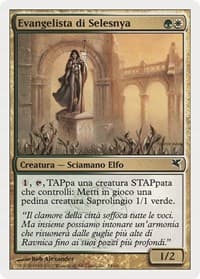 Selesnya Evangel (Italian) - "Evangelista di Selesnya" (J54) - Magic Encyclopedia 2005 (Salvat/Hachette) - Magic: The Gathering card