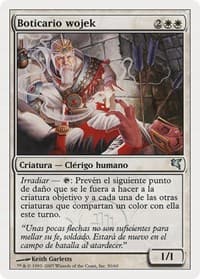 Wojek Apothecary (Spanish) - "Boticario wojek" - Magic Encyclopedia 2005 (Salvat/Hachette) - Magic: The Gathering card
