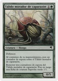 Thallid Shell-Dweller (Spanish) - "Tálido morador de caparazón" (J7) - Magic Encyclopedia 2005 (Salvat/Hachette) - Magic: The Gathering card