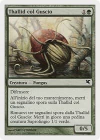 Thallid Shell-Dweller (Italian) - "Thallid col Guscio" (J7) - Magic Encyclopedia 2005 (Salvat/Hachette) - Magic: The Gathering card