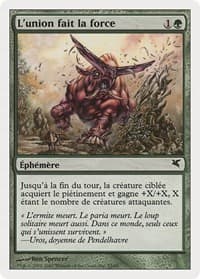 Strength in Numbers (French) - "L'union fait la force" (J53) - Magic Encyclopedia 2005 (Salvat/Hachette) - Magic: The Gathering card