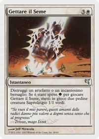 Seed Spark (Italian) - "Gettare il Seme" - Magic Encyclopedia 2005 (Salvat/Hachette) - Magic: The Gathering card