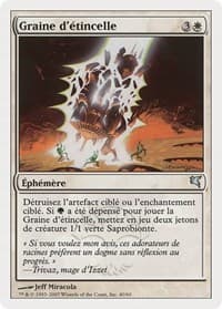 Seed Spark (French) - "Graine d'etincelle" - Magic Encyclopedia 2005 (Salvat/Hachette) - Magic: The Gathering card