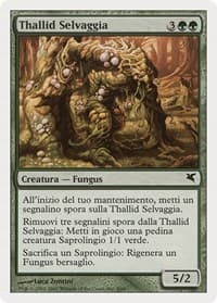 Savage Thallid (Italian) - "Thallid Selvaggia" (J4) - Magic Encyclopedia 2005 (Salvat/Hachette) - Magic: The Gathering card