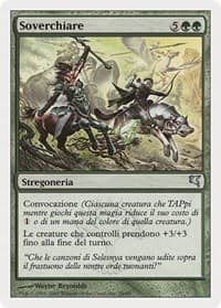 Overwhelm (Italian) - "Soverchiare" - Magic Encyclopedia 2005 (Salvat/Hachette) - Magic: The Gathering card