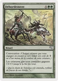 Overwhelm (French) - "Debordement" - Magic Encyclopedia 2005 (Salvat/Hachette) - Magic: The Gathering card