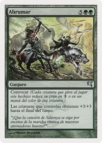 Overwhelm (Spanish) - "Abrumar" - Magic Encyclopedia 2005 (Salvat/Hachette) - Magic: The Gathering card