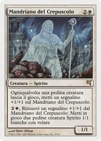 Twilight Drover (Italian) - "Mandriano del Crepuscolo" - Magic Encyclopedia 2005 (Salvat/Hachette) - Magic: The Gathering card