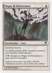 Detainment Spell (Italian) - "Magia di Detenzione" - Magic Encyclopedia 2005 (Salvat/Hachette) - Magic: The Gathering card