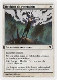 Detainment Spell (Spanish) - "Hechizo de retencion" - Magic Encyclopedia 2005 (Salvat/Hachette) - Magic: The Gathering card