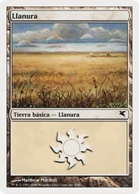 Plains (Spanish) - "Llanura" (C9) - Magic Encyclopedia 2005 (Salvat/Hachette) - Magic: The Gathering card