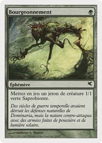 Sprout (French) - "Bourgeonnement" (J41) - Magic Encyclopedia 2005 (Salvat/Hachette) - Magic: The Gathering card