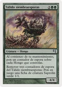 Sporesower Thallid (Spanish) - "Talido siembraesporas" - Magic Encyclopedia 2005 (Salvat/Hachette) - Magic: The Gathering card