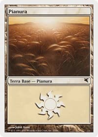 Plains (Italian) - "Pianura" (L10) - Magic Encyclopedia 2005 (Salvat/Hachette) - Magic: The Gathering card