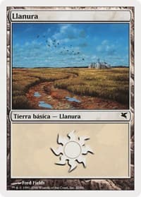 Plains (Spanish) - "Llanura" (G20) - Magic Encyclopedia 2005 (Salvat/Hachette) - Magic: The Gathering card