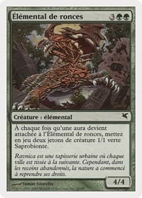 Bramble Elemental (French) - "Elemental de ronces" - Magic Encyclopedia 2005 (Salvat/Hachette) - Magic: The Gathering card