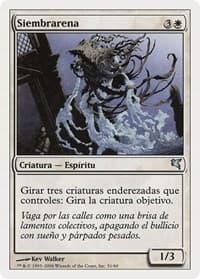 Sandsower (Spanish) - "Siembrarena" (C51) - Magic Encyclopedia 2005 (Salvat/Hachette) - Magic: The Gathering card