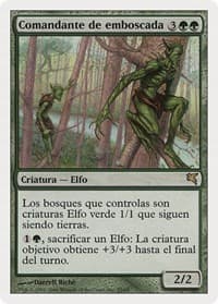Ambush Commander (Spanish) - "Comandante de Emboscada" - Magic Encyclopedia 2005 (Salvat/Hachette) - Magic: The Gathering card