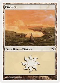 Plains (Italian) - "Pianura" (L22) - Magic Encyclopedia 2005 (Salvat/Hachette) - Magic: The Gathering card