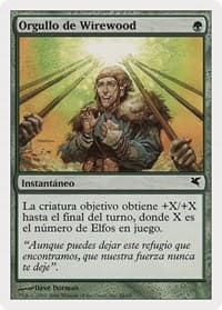 Wirewood Pride (Spanish) - "Orgullo de Wirewood" (B44) - Magic Encyclopedia 2005 (Salvat/Hachette) - Magic: The Gathering card