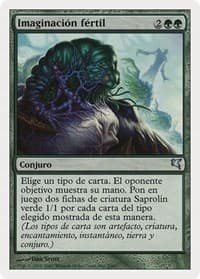 Fertile Imagination (Spanish) - "Imaginacion fertil" (J2) - Magic Encyclopedia 2005 (Salvat/Hachette) - Magic: The Gathering card