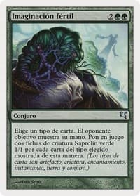 Fertile Imagination (Spanish) - "Imaginacion fertil" (J38) - Magic Encyclopedia 2005 (Salvat/Hachette) - Magic: The Gathering card