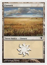 Plains (Spanish) - "Llanura" (J36) - Magic Encyclopedia 2005 (Salvat/Hachette) - Magic: The Gathering card