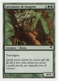 Fangren Hunter (Italian) - "Cacciatore di Fangren" - Magic Encyclopedia 2005 (Salvat/Hachette) - Magic: The Gathering card