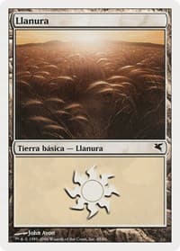 Plains (Spanish) - "Llanura" (G45) - Magic Encyclopedia 2005 (Salvat/Hachette) - Magic: The Gathering card