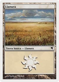Plains (Spanish) - "Llanura" (C46) - Magic Encyclopedia 2005 (Salvat/Hachette) - Magic: The Gathering card