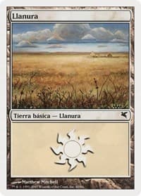 Plains (Spanish) - "Llanura" (J60) - Magic Encyclopedia 2005 (Salvat/Hachette) - Magic: The Gathering card