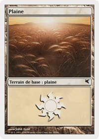Plains (French) - "Plaine" (G58) - Magic Encyclopedia 2005 (Salvat/Hachette) - Magic: The Gathering card