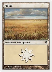 Plains (French) - "Plaine" (G57) - Magic Encyclopedia 2005 (Salvat/Hachette) - Magic: The Gathering card