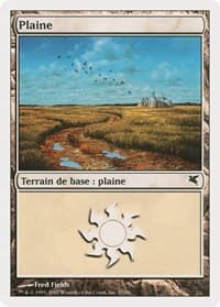 Plains (French) - "Plaine" (C57) - Magic Encyclopedia 2005 (Salvat/Hachette) - Magic: The Gathering card