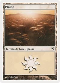 Plains (French) - "Plaine" (C56) - Magic Encyclopedia 2005 (Salvat/Hachette) - Magic: The Gathering card