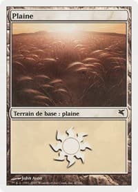 Plains (French) - "Plaine" (J47) - Magic Encyclopedia 2005 (Salvat/Hachette) - Magic: The Gathering card