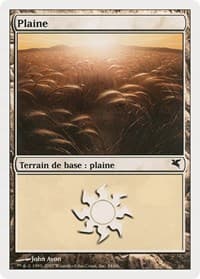 Plains (French) - "Plaine" (C34) - Magic Encyclopedia 2005 (Salvat/Hachette) - Magic: The Gathering card