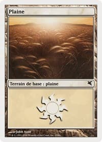Plains (French) - "Plaine" (G10) - Magic Encyclopedia 2005 (Salvat/Hachette) - Magic: The Gathering card