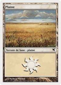 Plains (French) - "Plaine" (G9) - Magic Encyclopedia 2005 (Salvat/Hachette) - Magic: The Gathering card