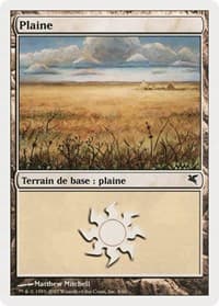 Plains (French) - "Plaine" (C9) - Magic Encyclopedia 2005 (Salvat/Hachette) - Magic: The Gathering card