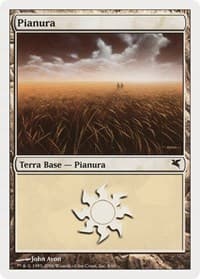 Plains (Italian) - "Pianura" (G8) - Magic Encyclopedia 2005 (Salvat/Hachette) - Magic: The Gathering card