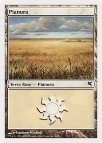 Plains (Italian) - "Pianura" (G9) - Magic Encyclopedia 2005 (Salvat/Hachette) - Magic: The Gathering card