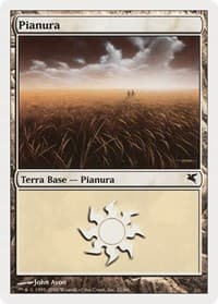 Plains (Italian) - "Pianura" (G21) - Magic Encyclopedia 2005 (Salvat/Hachette) - Magic: The Gathering card