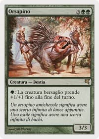 Ursapine (Italian) - "Orsapino" - Magic Encyclopedia 2005 (Salvat/Hachette) - Magic: The Gathering card