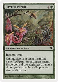 Fertile Ground (Italian) - "Terreno Fertile" (K5) - Magic Encyclopedia 2005 (Salvat/Hachette) - Magic: The Gathering card