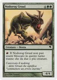 Nodorog Gruul (Italian) - "Nodorog Gruul" - Magic Encyclopedia 2005 (Salvat/Hachette) - Magic: The Gathering card