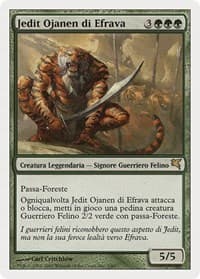 Jedit Ojanen of Efrava (Italian) - "Jedit Ojanen di Efrava" - Magic Encyclopedia 2005 (Salvat/Hachette) - Magic: The Gathering card