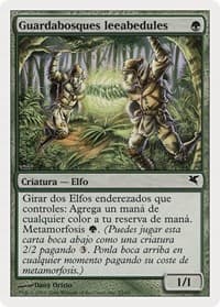 Birchlore Rangers (Spanish) - "Guardabosques leeabedules" (B52) - Magic Encyclopedia 2005 (Salvat/Hachette) - Magic: The Gathering card