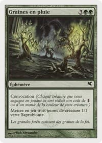Scatter the Seeds (French) - "Graines en pluie" - Magic Encyclopedia 2005 (Salvat/Hachette) - Magic: The Gathering card